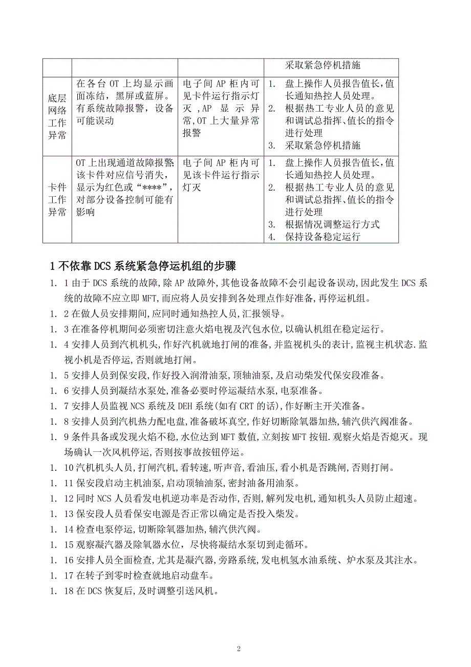 DCS系统故障操作预案.doc_第2页