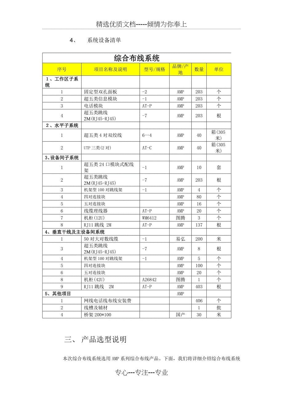 综合布线方案-超五类非屏蔽_第5页