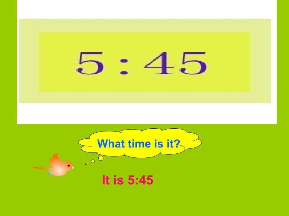 四年级下册英语课件-Unit2 What Time Is It A｜人教_第5页