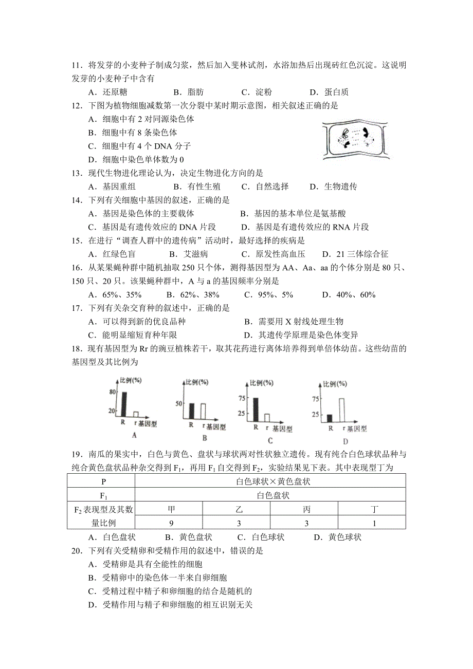 2012年江苏省普通高中学业水平测试（必修科目）试卷.doc_第2页