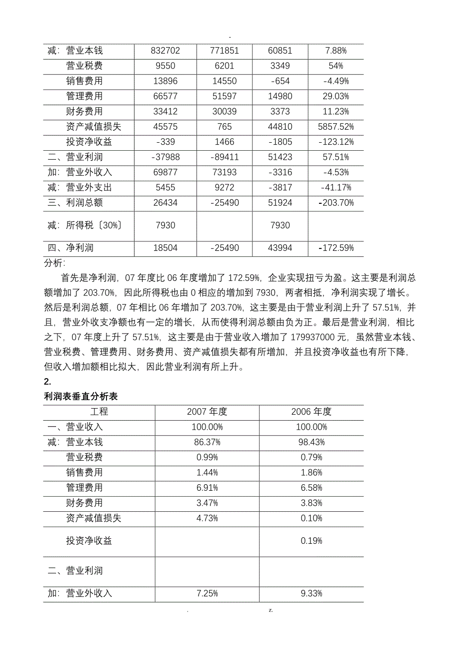 池国华财务报表分析课后综合题答案_第2页