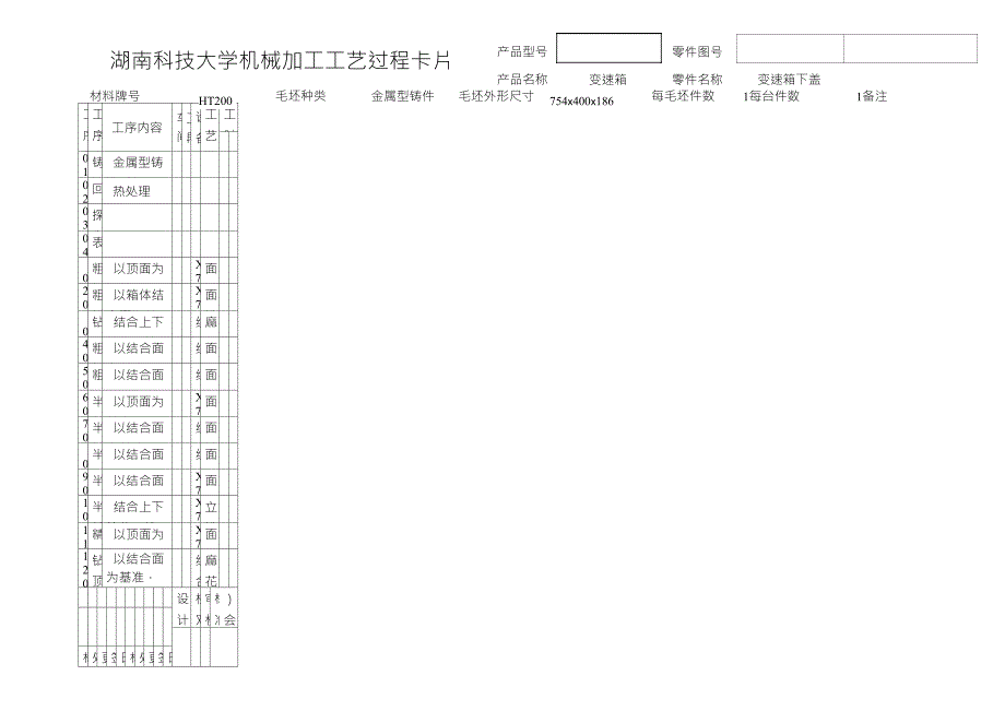 加工工艺过程卡片及工序卡_第1页