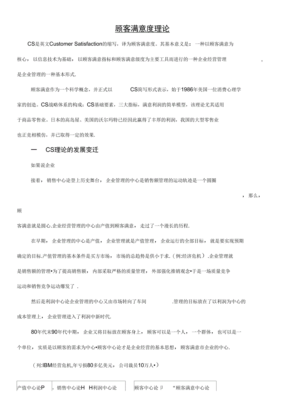 客户满意度理论_第1页