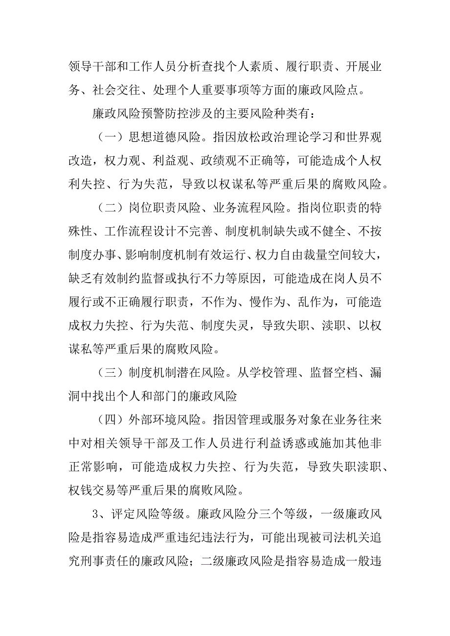 2023年廉政风险防控工作实施方案_廉政风险防控实施方案_第4页