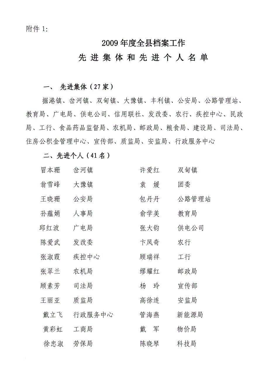 表彰年度全档案工作先进集体和先进个人的决定_第3页