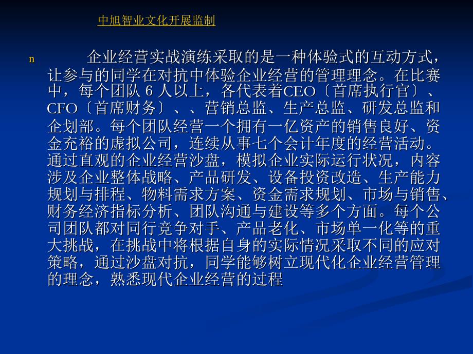 沙盘演练总结报告_第2页