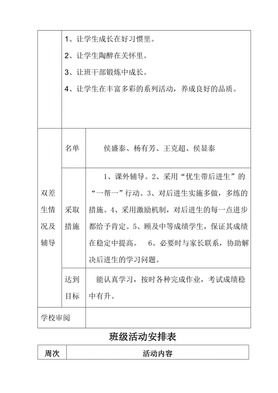 班 主 任 工 作 计 划_第3页