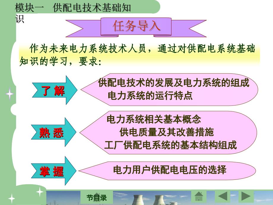 供配电技术电子教案模块一_第3页