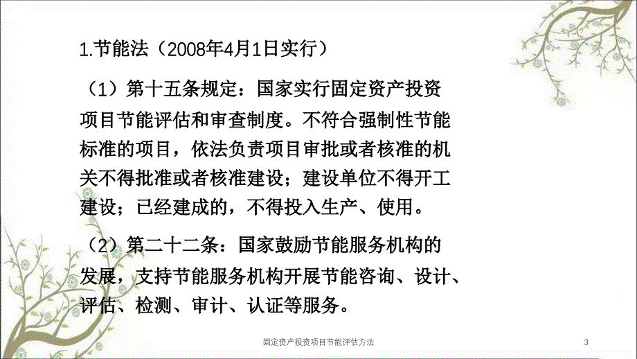 固定资产投资项目节能评估方法课件_第3页