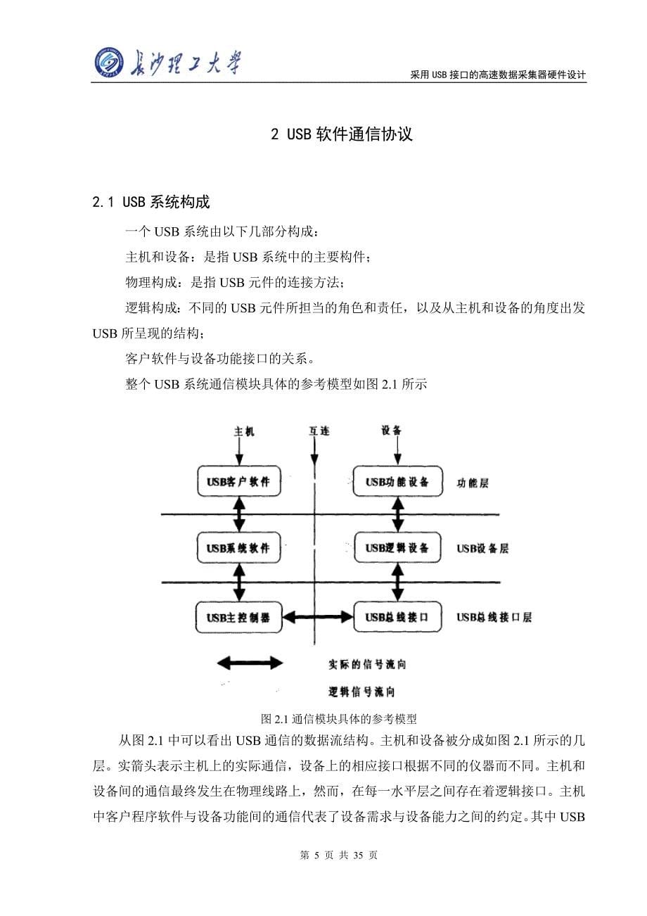 本科毕设论文-—采用usb接口的高速数据采集器硬件设计_第5页