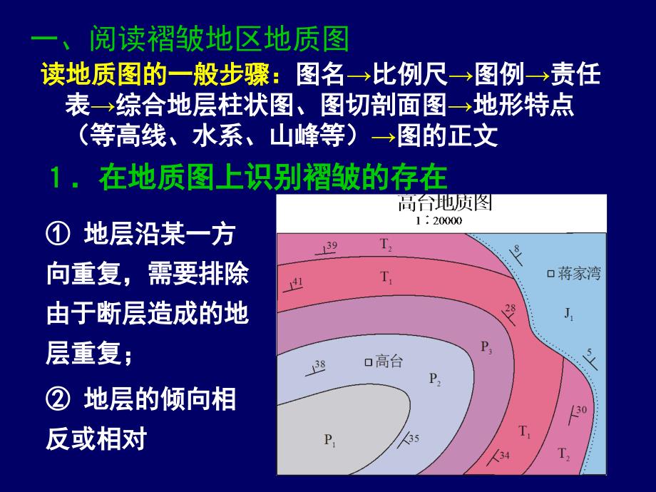 实习6读褶皱地区地质图并作地质剖面图-精品文档资料_第3页