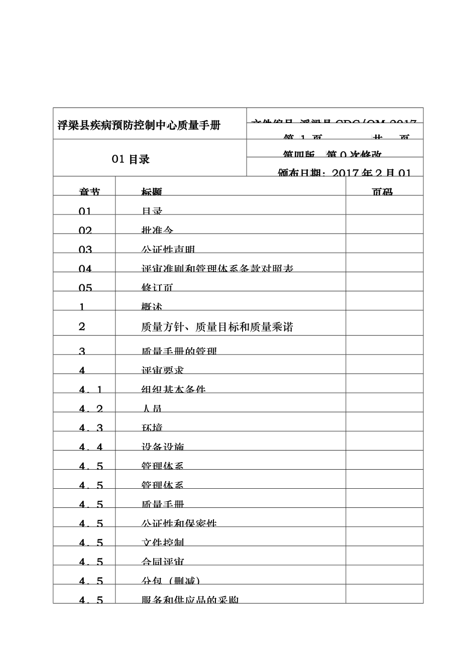 浮梁县CDC质量管理手册_第4页