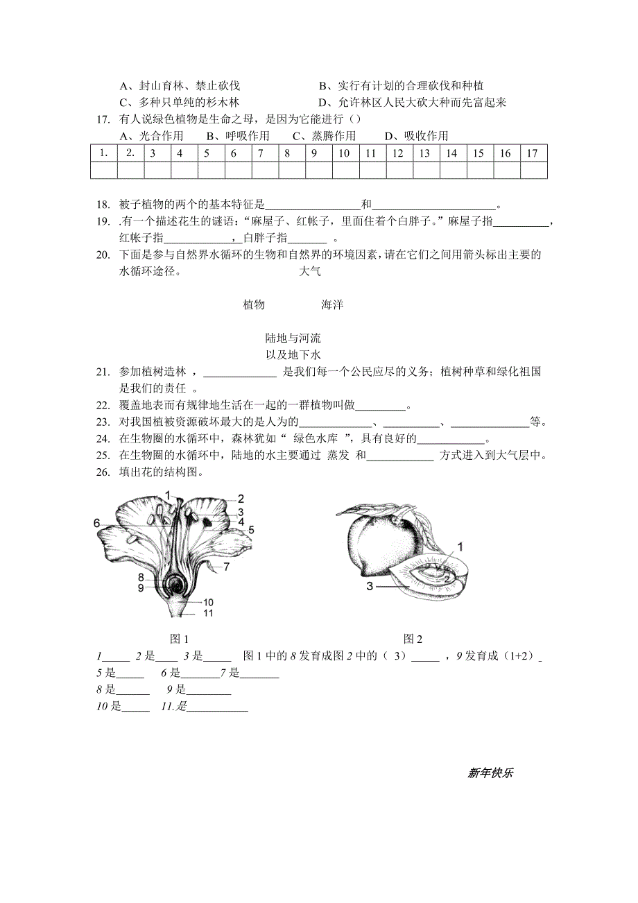 绿色植物与生物圈_第2页