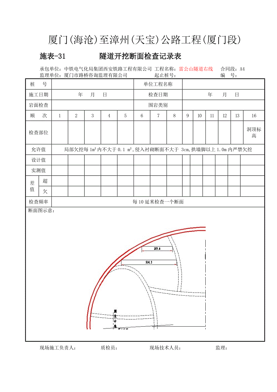 开挖支护工程空表格_第4页