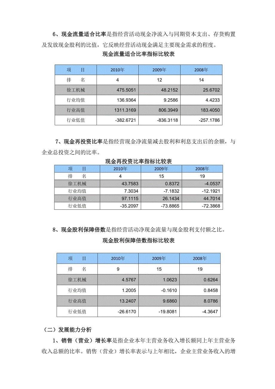 财务报表分析作业四徐工机械.doc_第5页