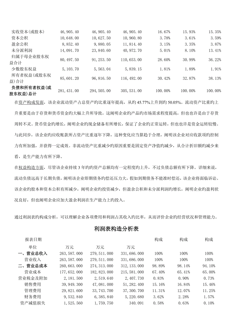 白云山财务报表分析_第3页