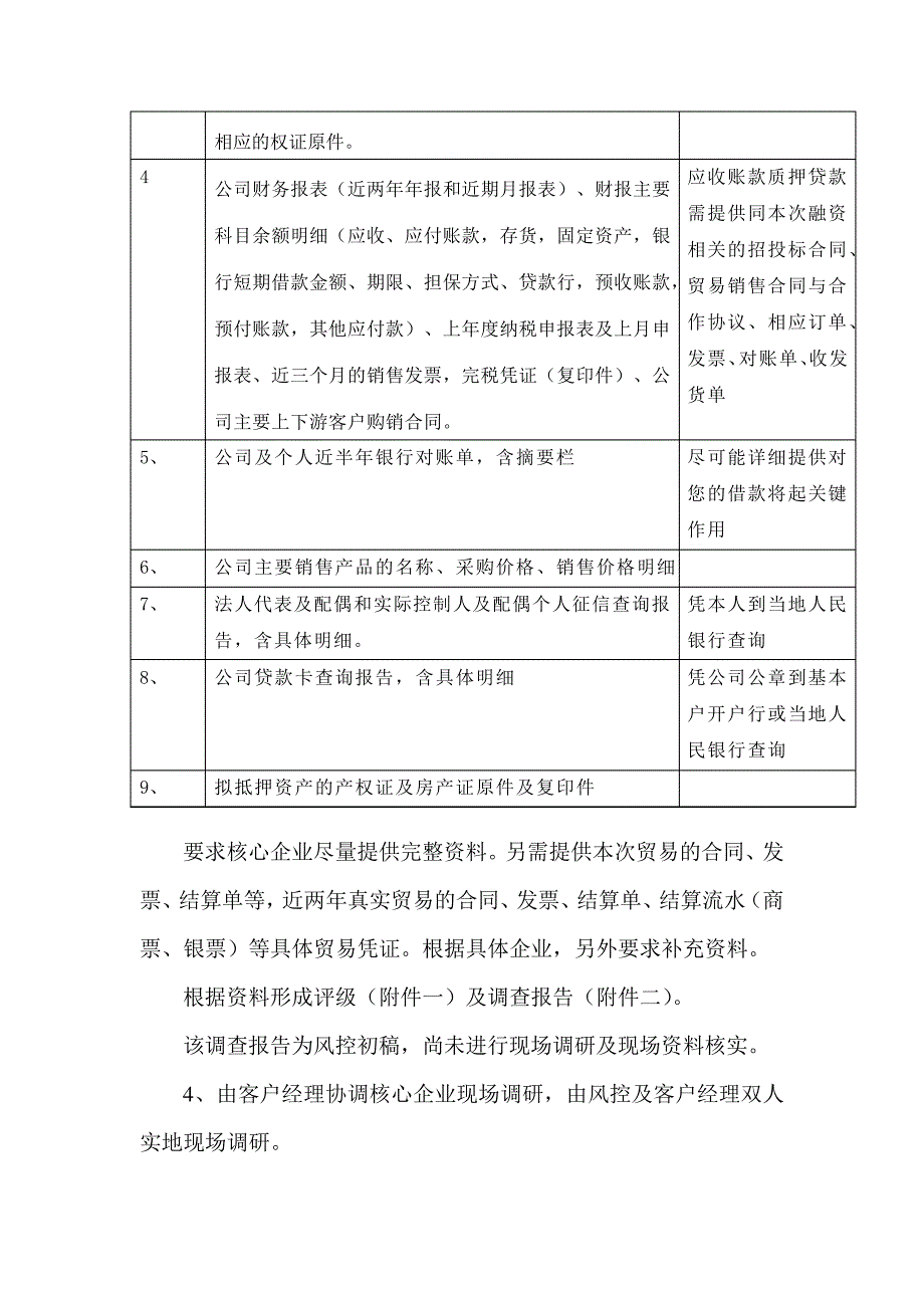 核心企业尽职调查操作流程图14574_第3页