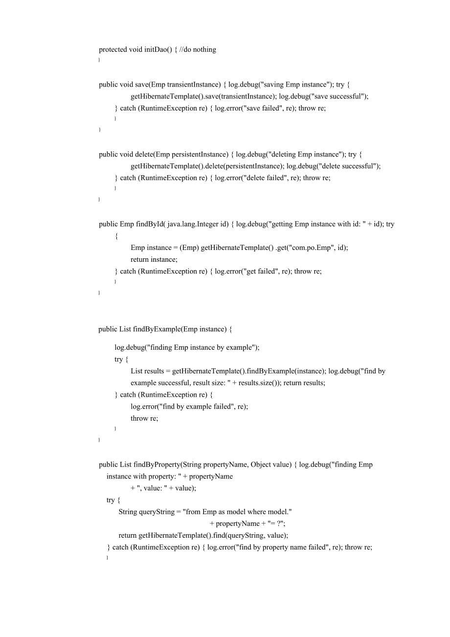 在spring+hibernate中使用tomcat55的jndi数据源_第5页