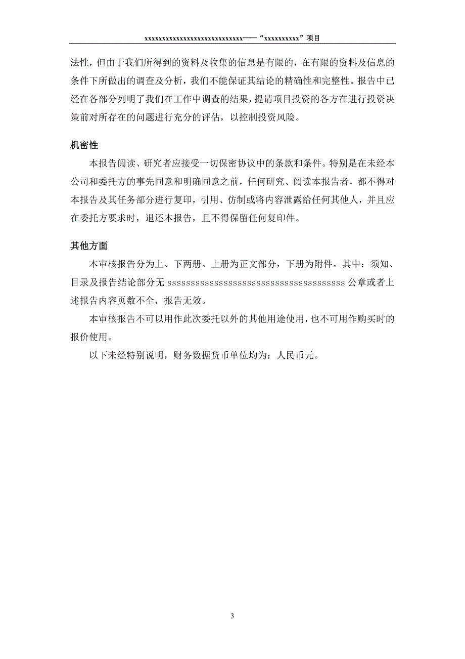 审核报告模板_第3页