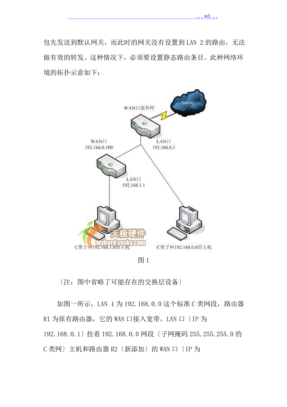 局域网中实现双路由器互访_第3页