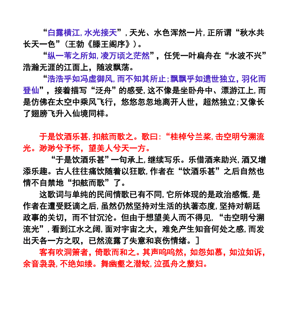 高考语文之默写复习—赤壁赋_第2页