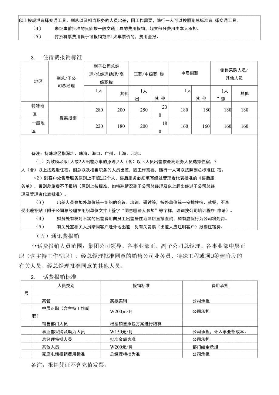 集团公司财务报销管理制度_第5页