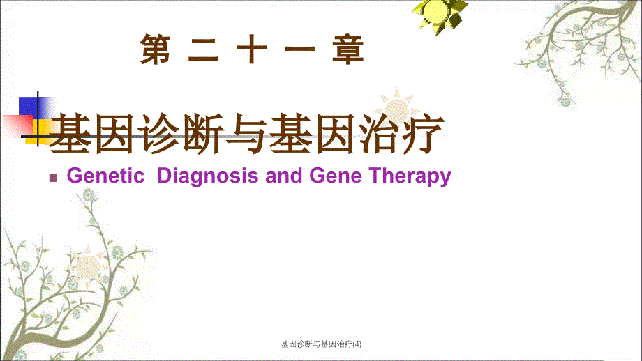 基因诊断与基因治疗4课件_第1页