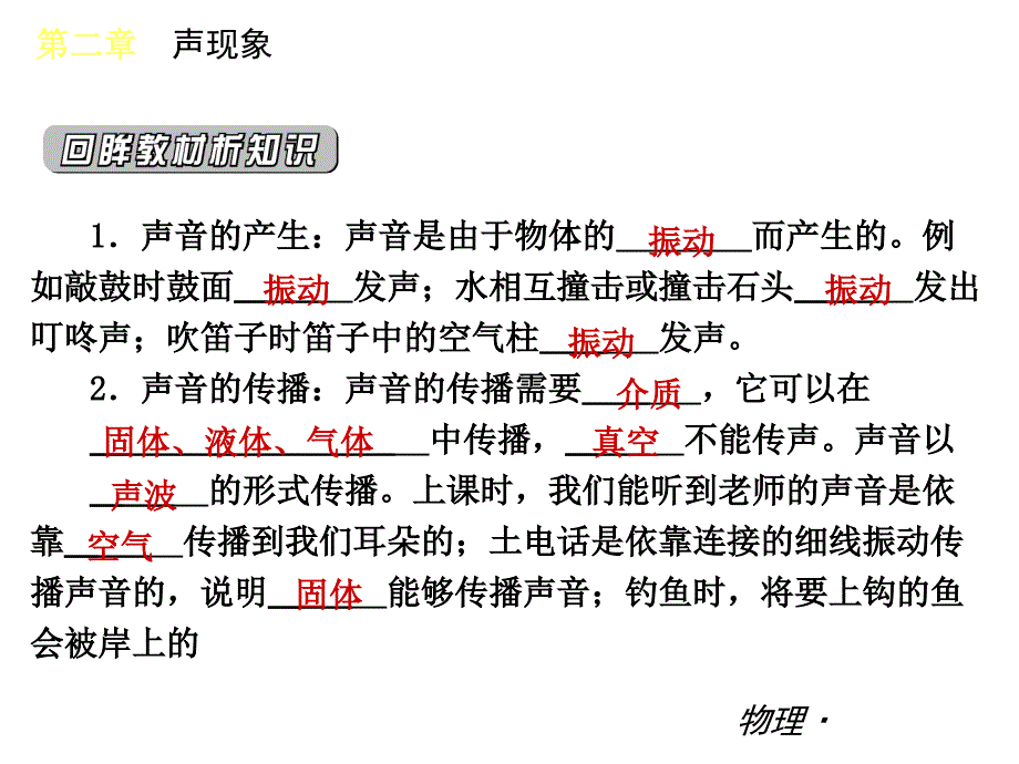 八年级物理上册复习课件第二章声现象共38张PPT_第4页