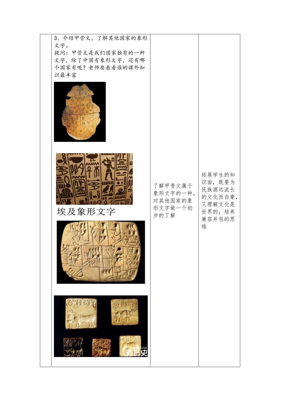 课题名称象形文字的联想学段 第二学段年级三年级教材.doc_第5页