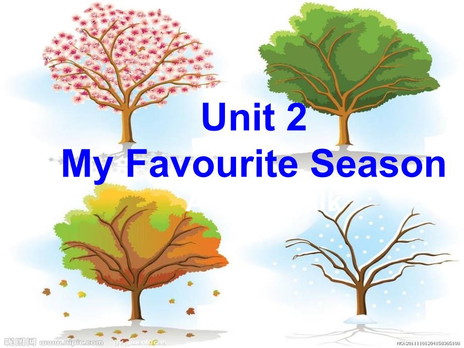 2022春五年级英语下册 Unit 2《My Favourite Season》（Part A）课件2 人教PEP版_第1页