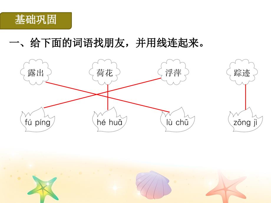 一年级下册语文习题课件-第六单元_第2页