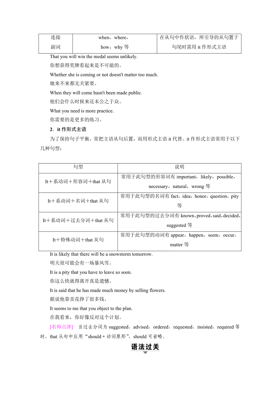 最新高中英语外研版选修7学案：Module 2　Section Ⅳ　GrammarWriting 含解析_第3页