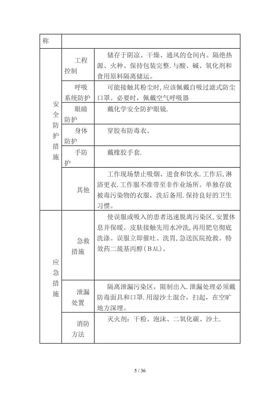 化学品安全防护措施与应急措施方法_第5页