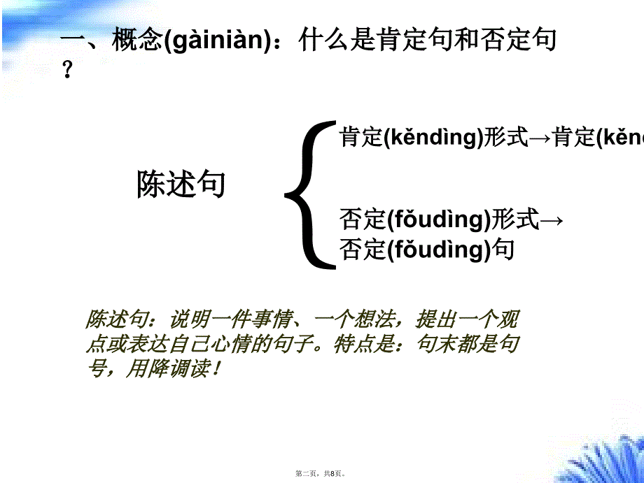 小学英语句型转换之肯定句变否定句教学资料_第2页