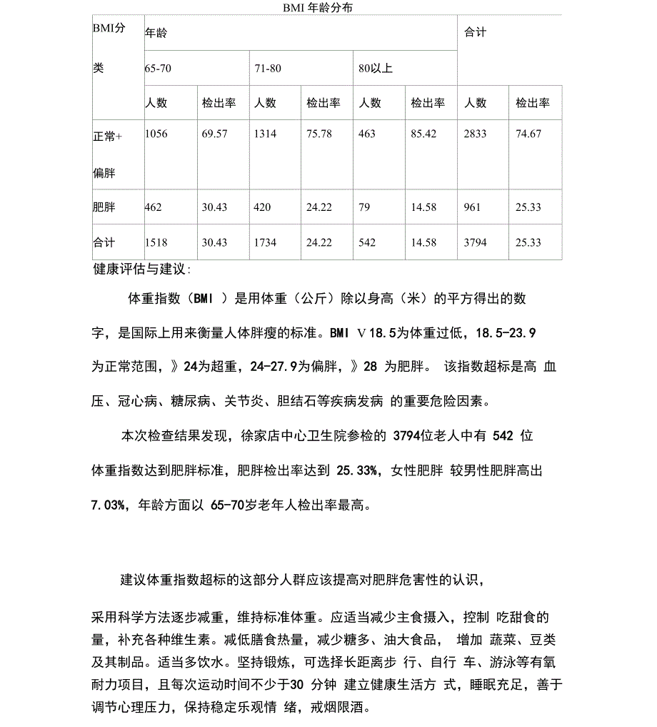 老年人体检情况分析报告_第3页