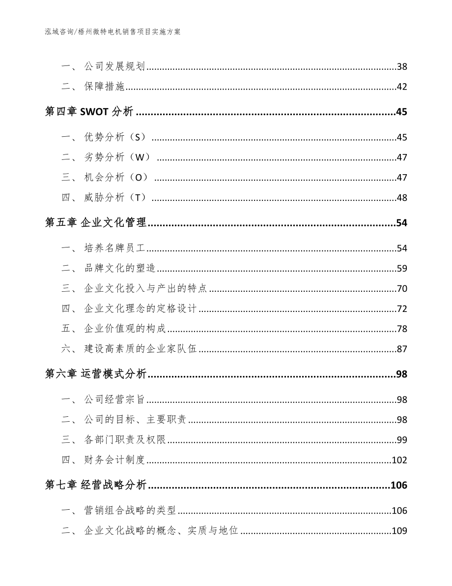 梧州微特电机销售项目实施方案_第2页