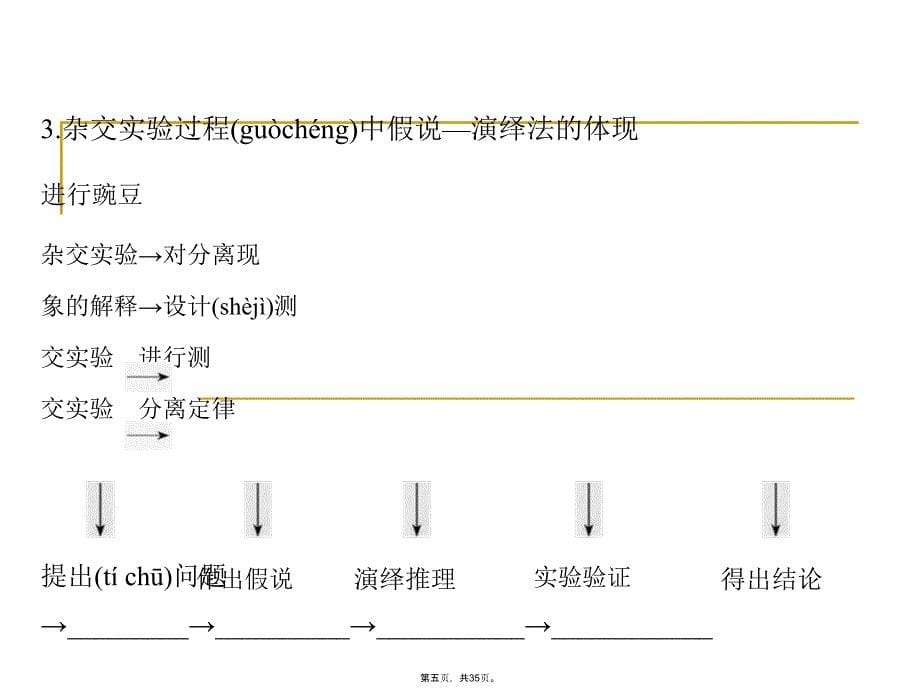 孟德尔的豌豆杂交实验一课件教学文稿_第5页