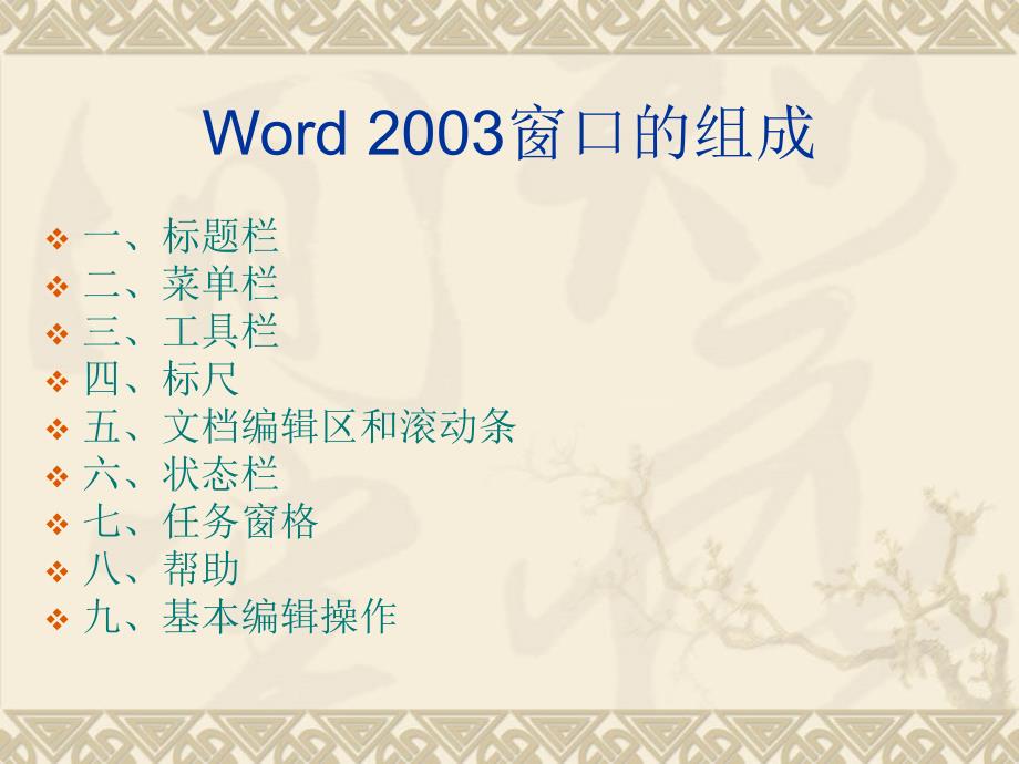 Word2003文字处理系统_第3页