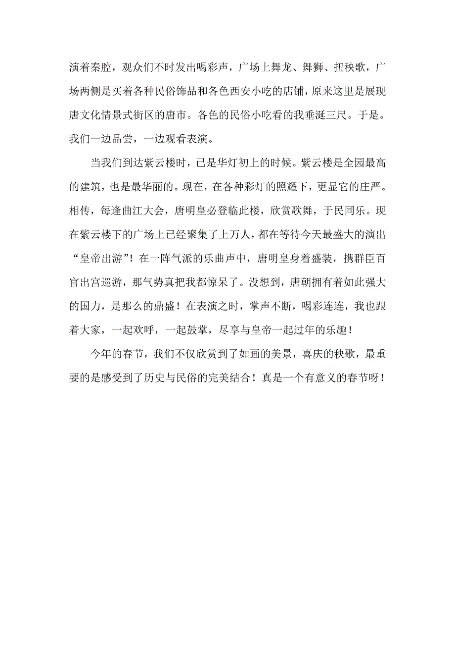 我的春节故事小学生作文_第2页