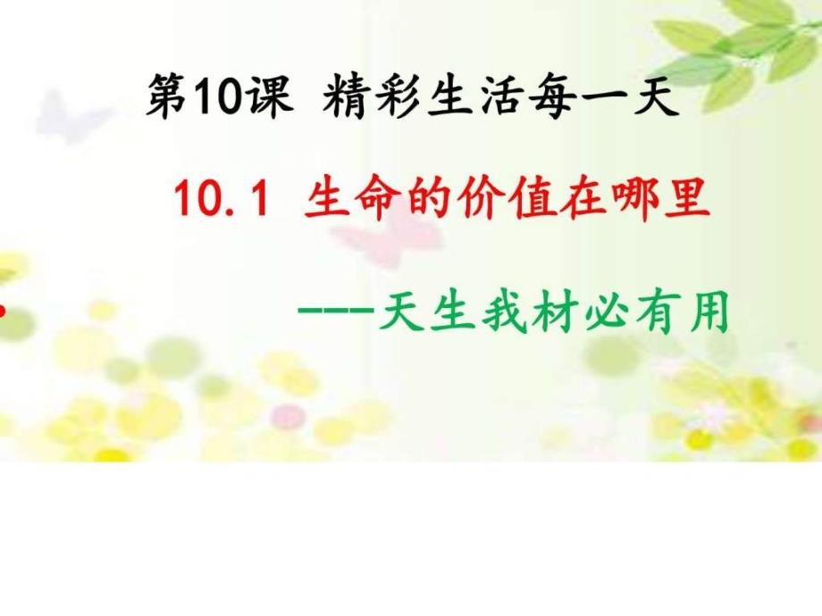 10.1生命的价值在哪里图文.ppt18_第1页