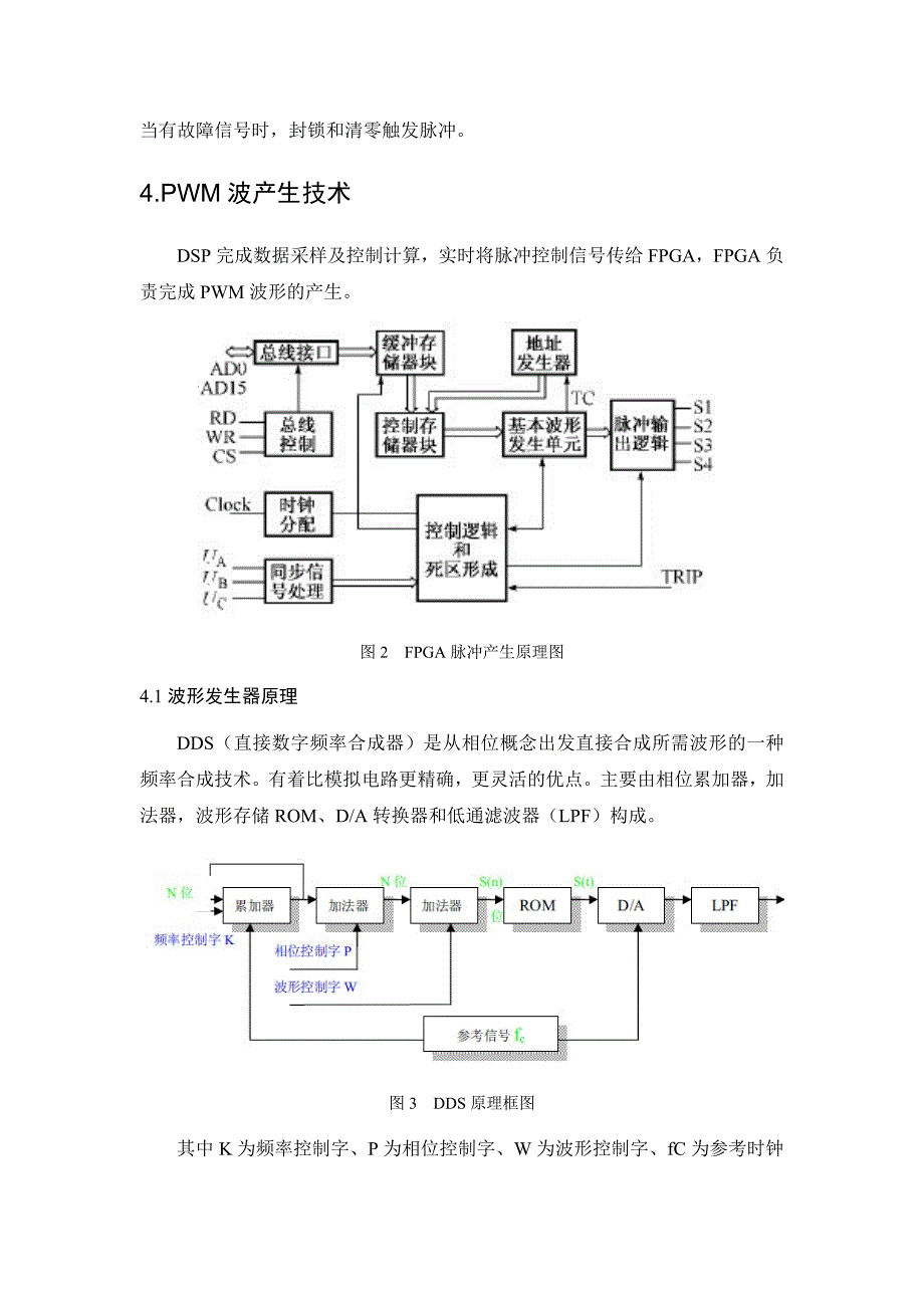 基于FPGA和DSP的PWM逆变器控制系统研究_第3页