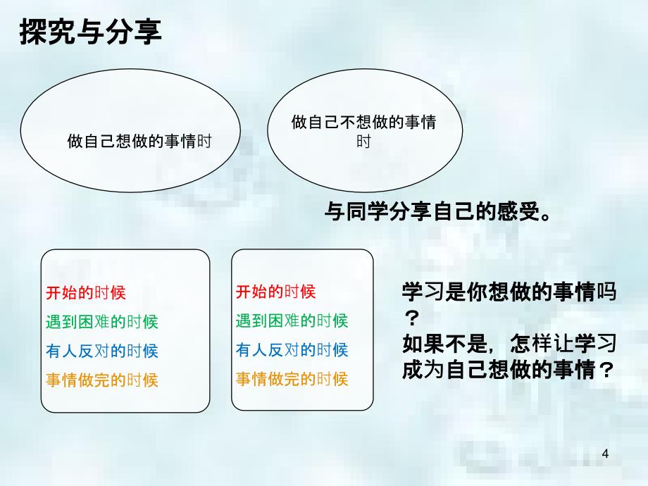 七年级道德与法治上册第一单元成长的节拍第二课学习新天地第二框享受学习优质课件新人教版_第4页