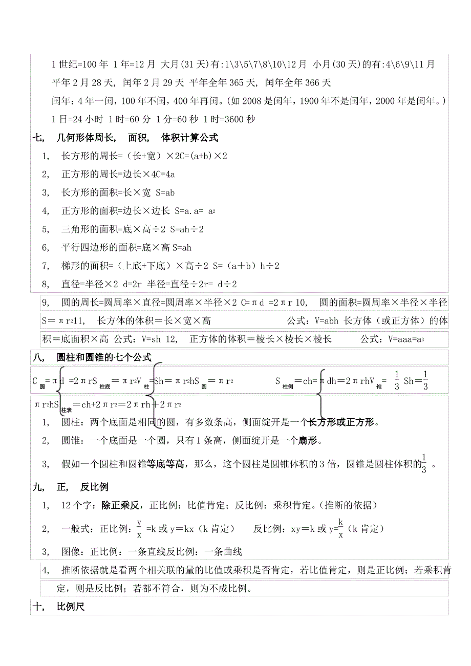 北师大版小学数学总复习必背知识[1]_第3页