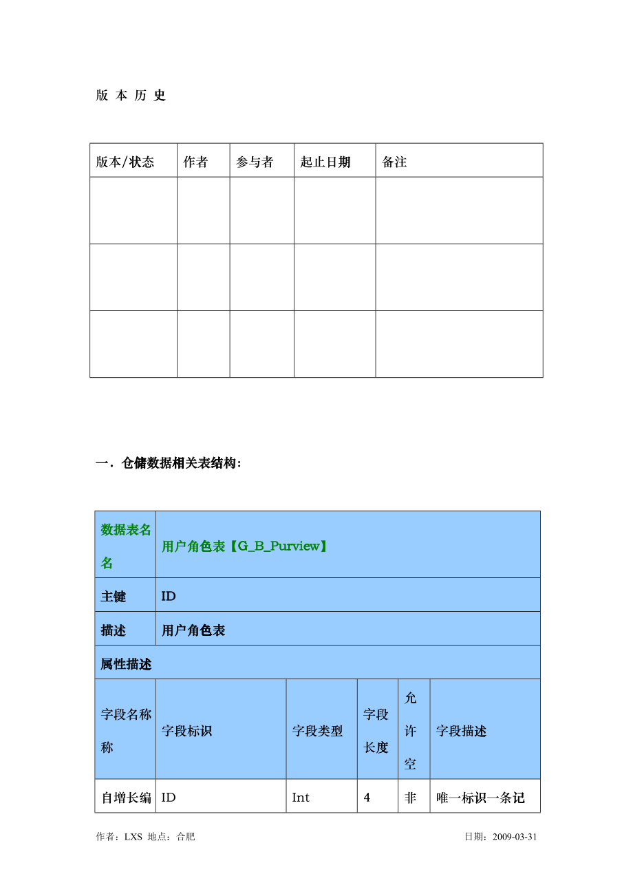 某公司RFID数字仓储数据库设计说明书_第2页