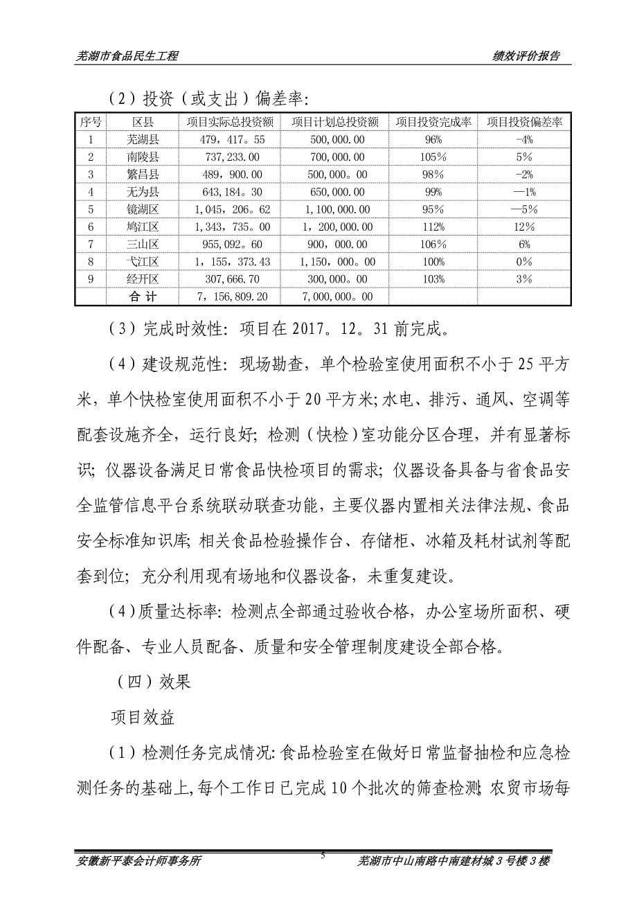 安徽财政支出项目绩效评价报告_第5页