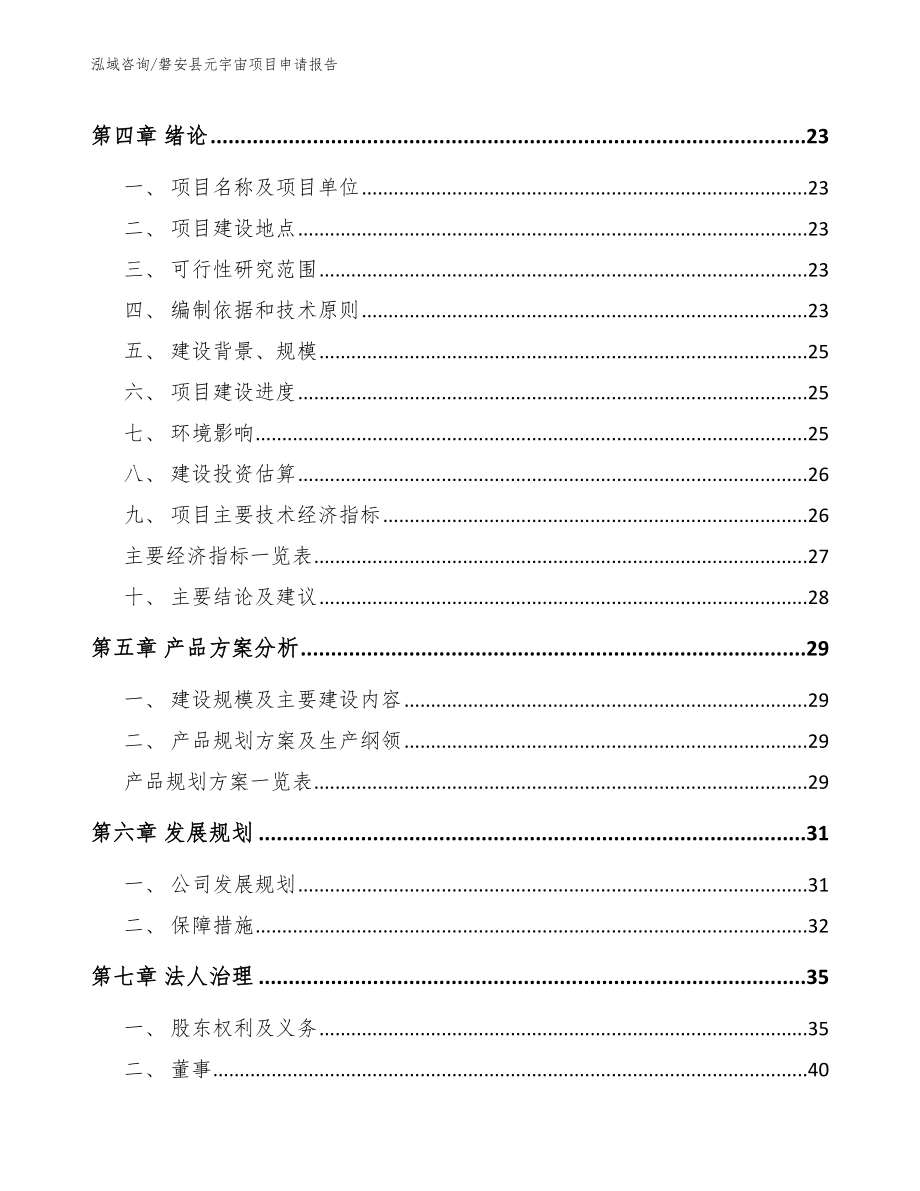 磐安县元宇宙项目申请报告（模板范文）_第4页