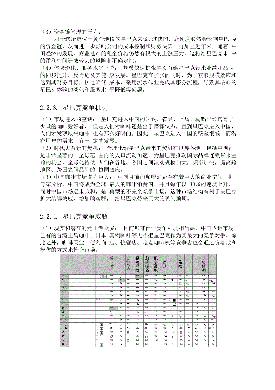 星巴克SWOT分析_第3页