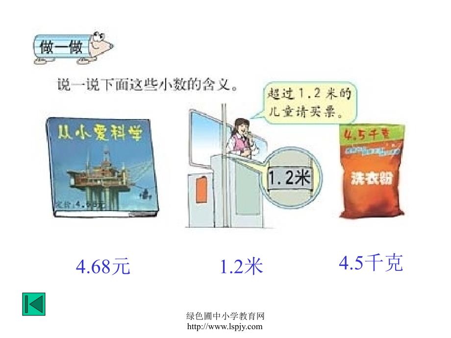 人教版四年级数学下册生活中的小数课件_第3页