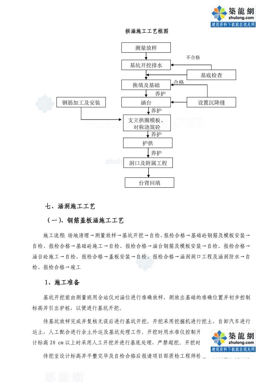 涵洞工程施工组织设计方案(盖板涵_箱涵_拱涵)_第5页