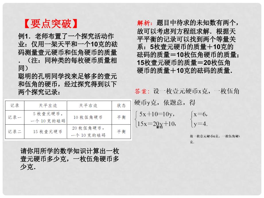 七年级数学下册 实际问题与二元一次方程组对点助学课件 （新版）新人教版_第2页